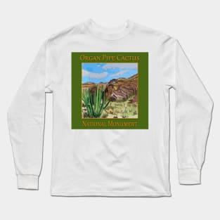 Organ Pipe Cactus National Monument in Arizona Long Sleeve T-Shirt